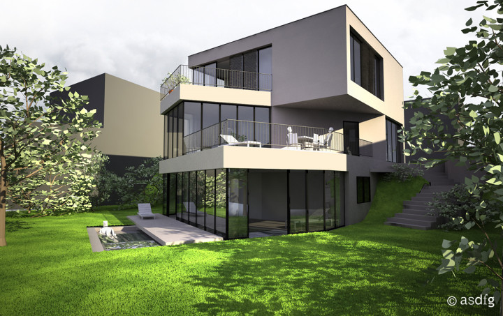 asdfg - Architekten - HAH - Haus Am Hang - Phoenix See Dortmund - Architektenmesse