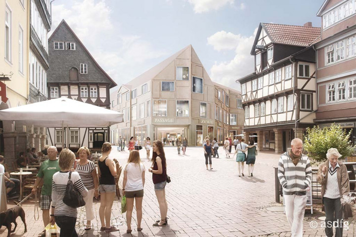 asdfg - Architekten - RHW - Revitalisierung Hertie Immobilie Wolfenbuettel Kaufhaus