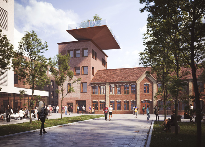 asdfg Architekten GSQ Visualisierung Sartorius Turm Göttingen